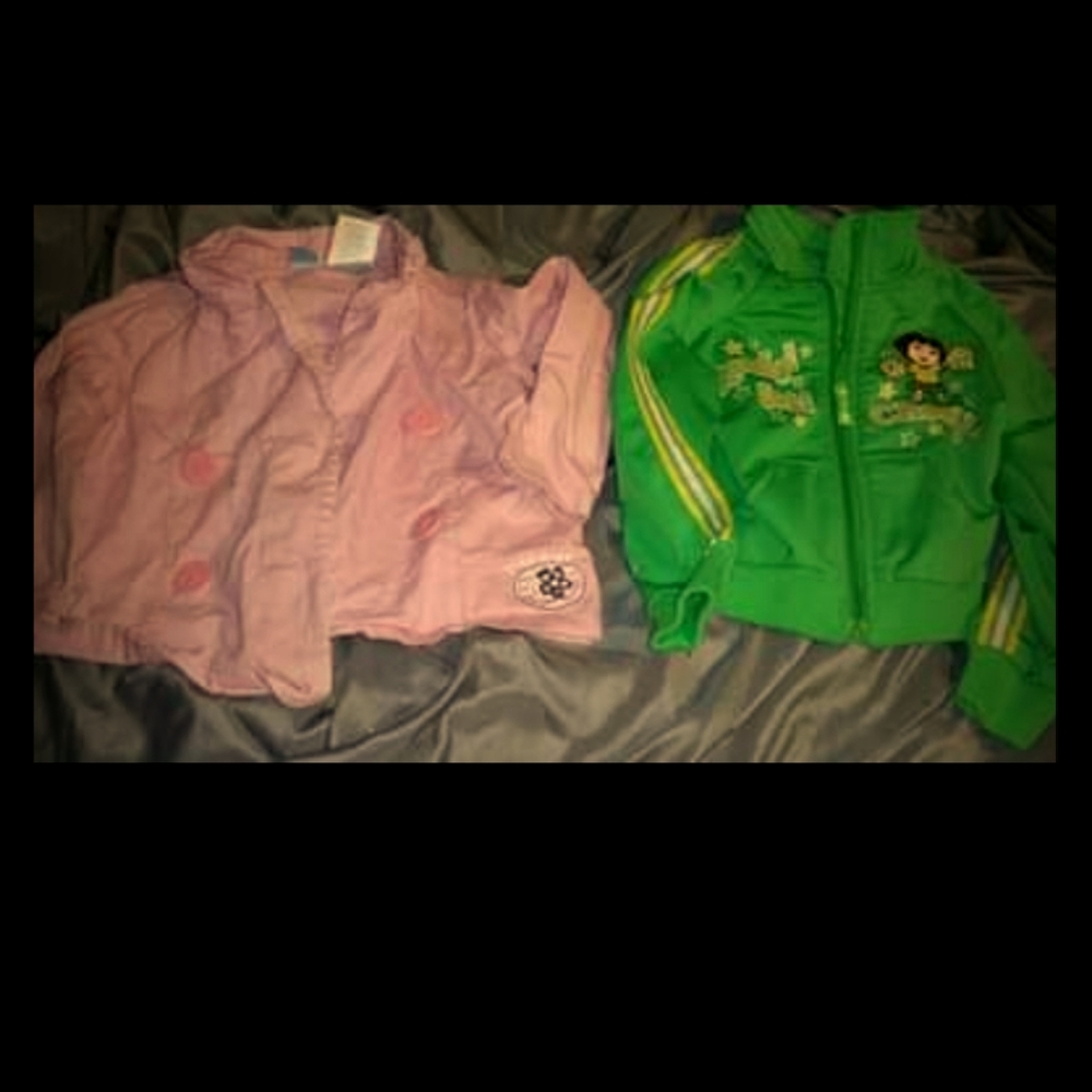 2 size 3t girl's jackets